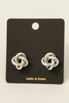 Knotted Stud Earrings