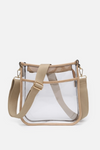 Posie Clear Crossbody w/ Vegan Leather