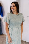 Camellia Floral Tiered Midi Dress