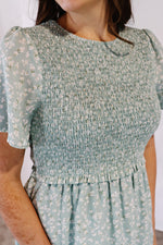 Camellia Floral Tiered Midi Dress