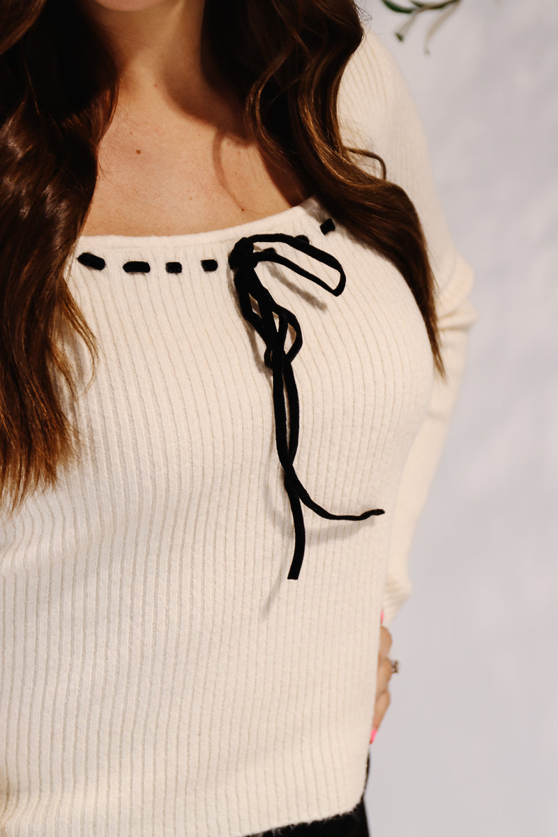 Eve Ribbon Long Sleeve