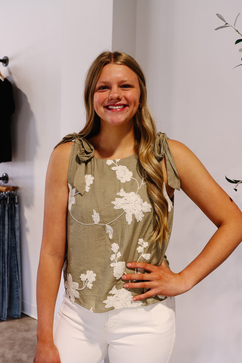 Rory Embroidered Tank