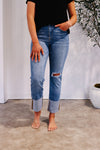 Risen High Rise Hannah Ankle Straight Jean