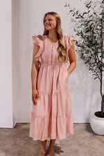 Poppy Ruffle Tiered Midi Dress
