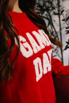 Red Game Day Crewneck
