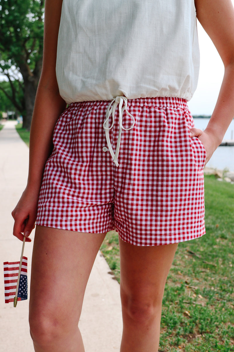 Freedom Gingham Boxer Shorts
