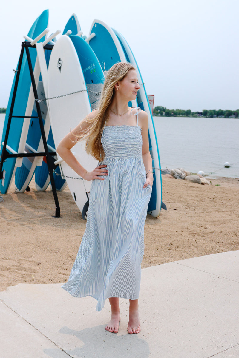 Patriot Striped Maxi Dress