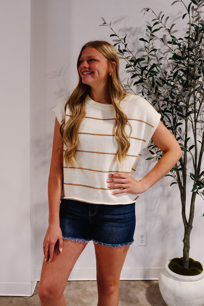 Sloane Stitch Stripe Sweater