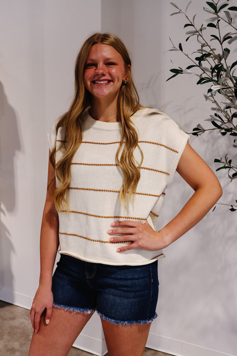 Sloane Stitch Stripe Sweater