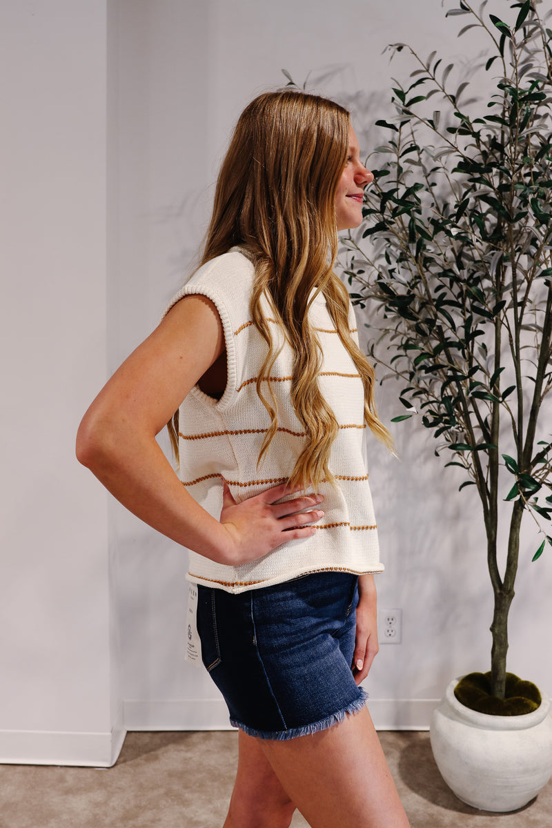 Sloane Stitch Stripe Sweater