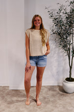 Lainey Tan Sweater Tank