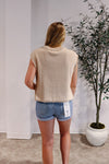 Lainey Tan Sweater Tank
