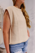 Lainey Tan Sweater Tank