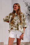 Vivian Oversized Floral Print Blouse