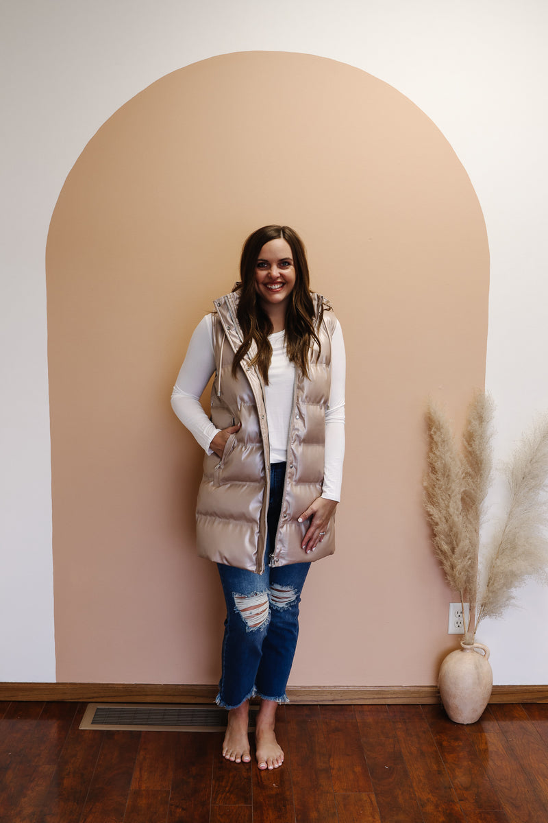 Zoey Taupe Vest