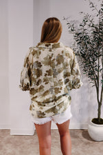 Vivian Oversized Floral Print Blouse