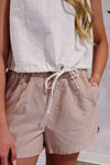 Beth Linen Bubble Hem Tank