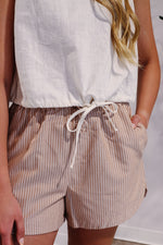 Beth Linen Bubble Hem Tank