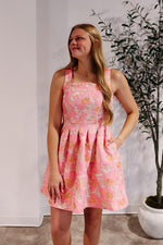 Jess Jacquard Floral Dress