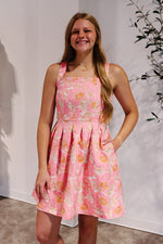 Jess Jacquard Floral Dress