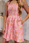 Jess Jacquard Floral Dress