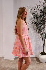 Jess Jacquard Floral Dress