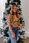 Amber Floral Mesh Long Sleeve