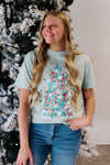 Christmas Tinsel Tree Graphic Tee