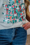 Christmas Tinsel Tree Graphic Tee