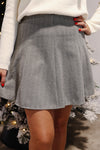 Noel Fit And Flare Paneled Skirt