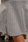 Noel Fit And Flare Paneled Skirt