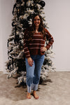 Gingerbread Stripe Sweater