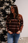Gingerbread Stripe Sweater