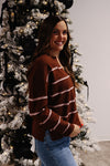 Gingerbread Stripe Sweater