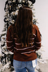 Gingerbread Stripe Sweater