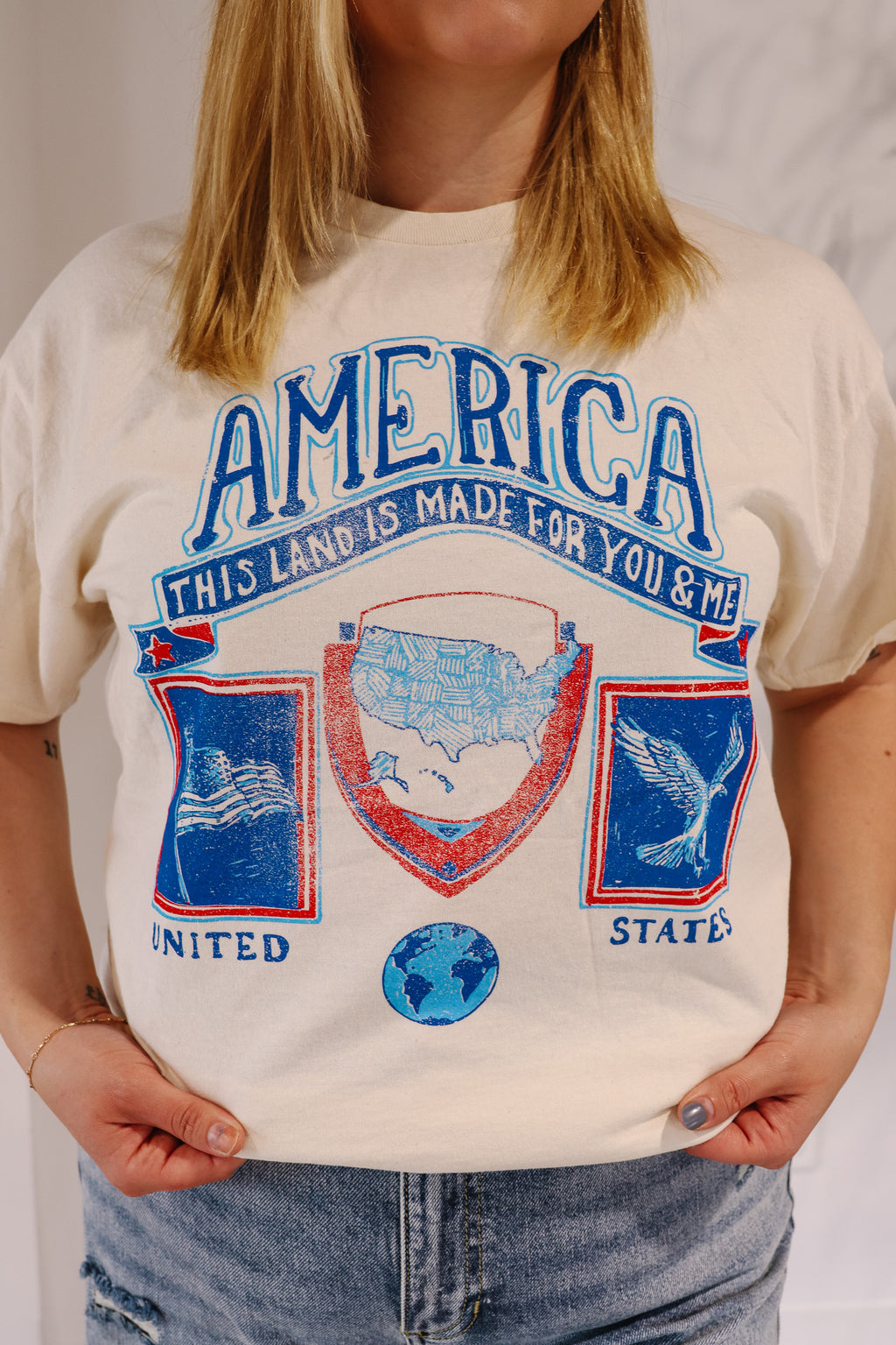 America Patch Graphic Tee
