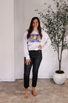 Purple & Gold Vikings Crewneck