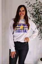 Purple & Gold Vikings Crewneck