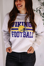 Purple & Gold Vikings Crewneck