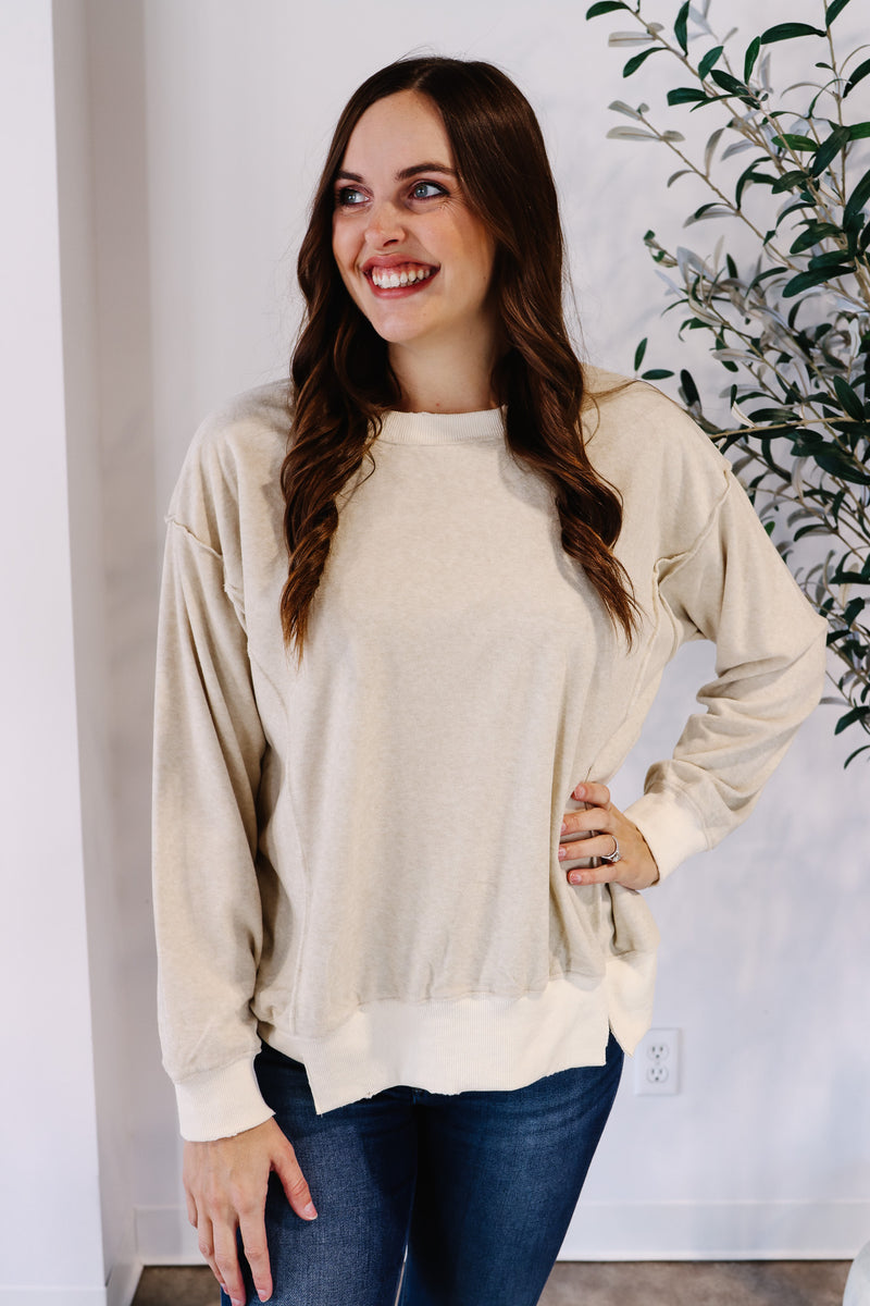 Collins Velour Sweatshirt