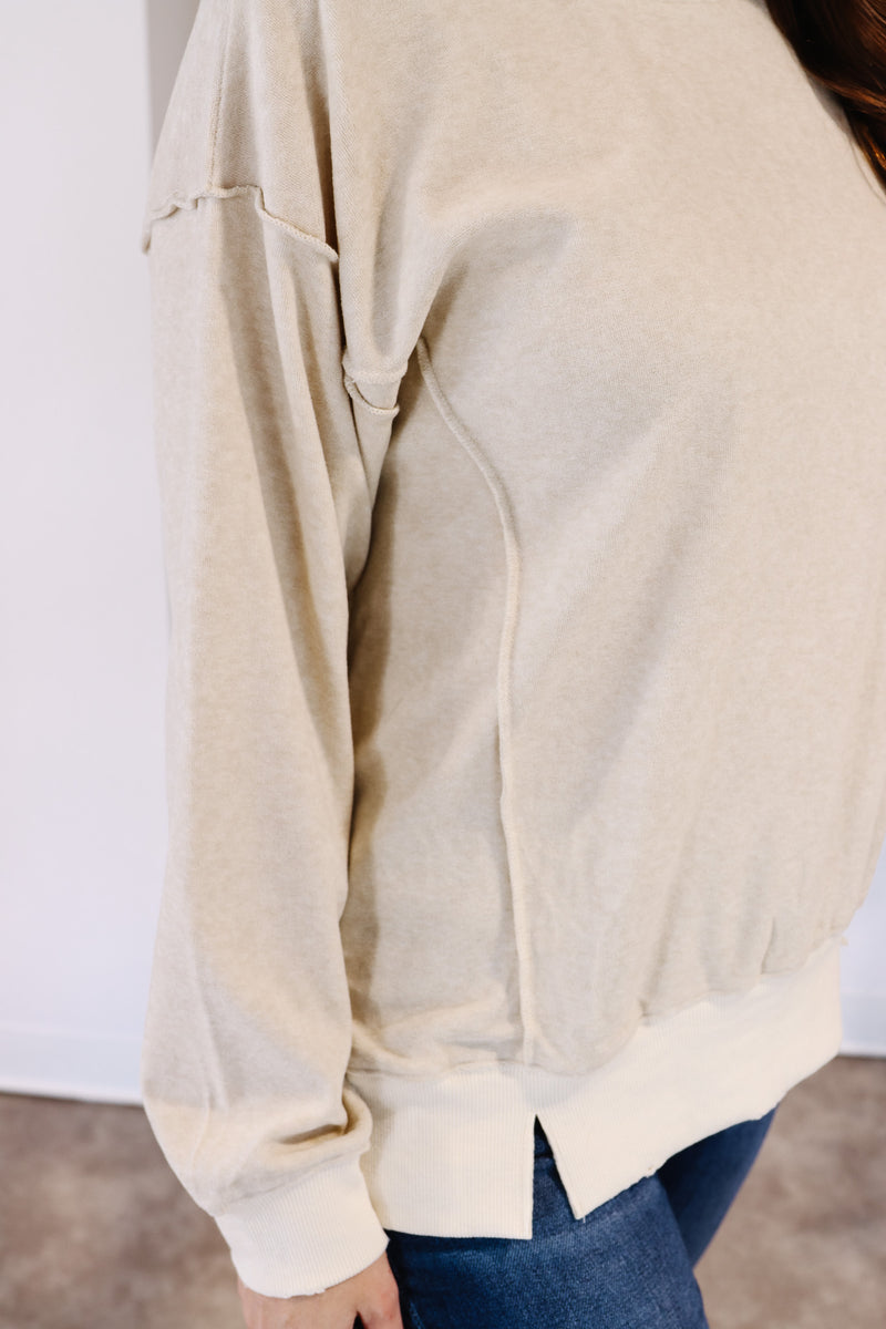 Collins Velour Sweatshirt
