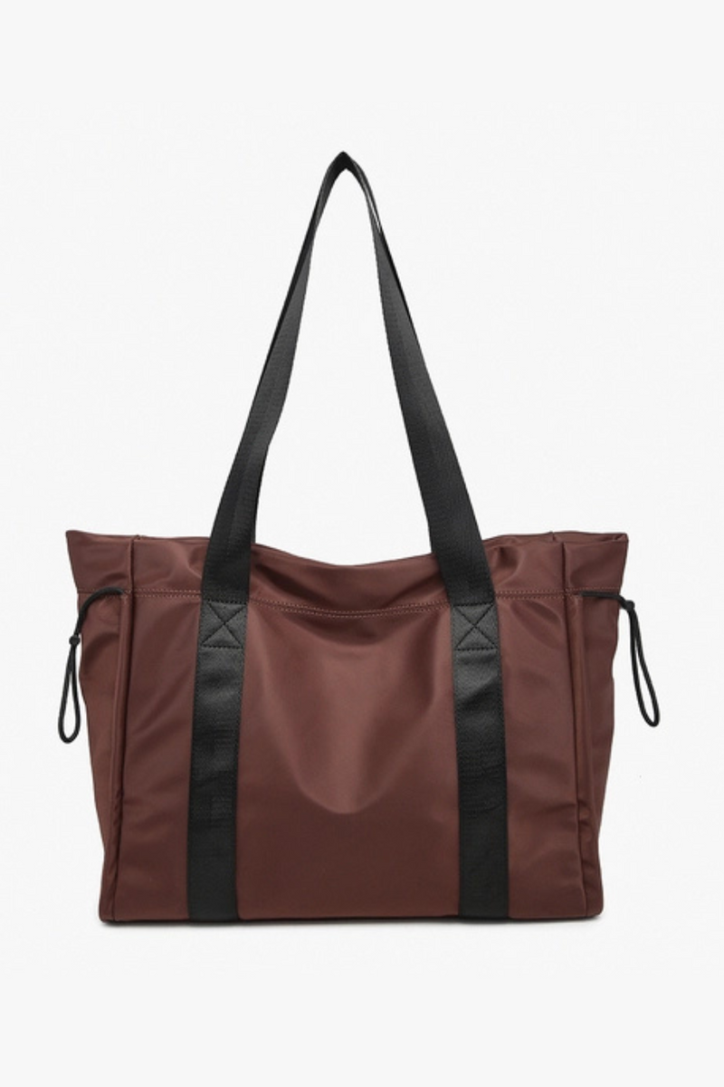 Lydia Drawstring Nylon Tote
