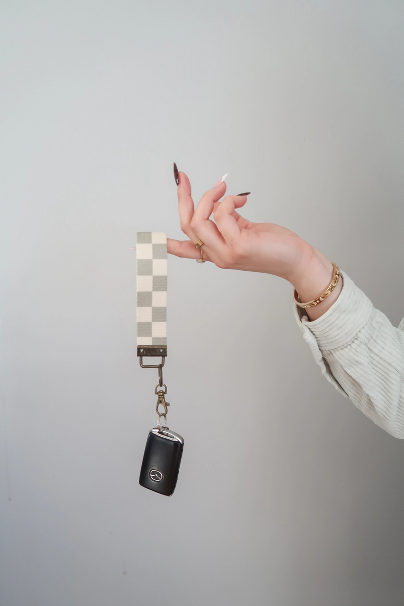 Canvas Wrist Keychain Lanyard