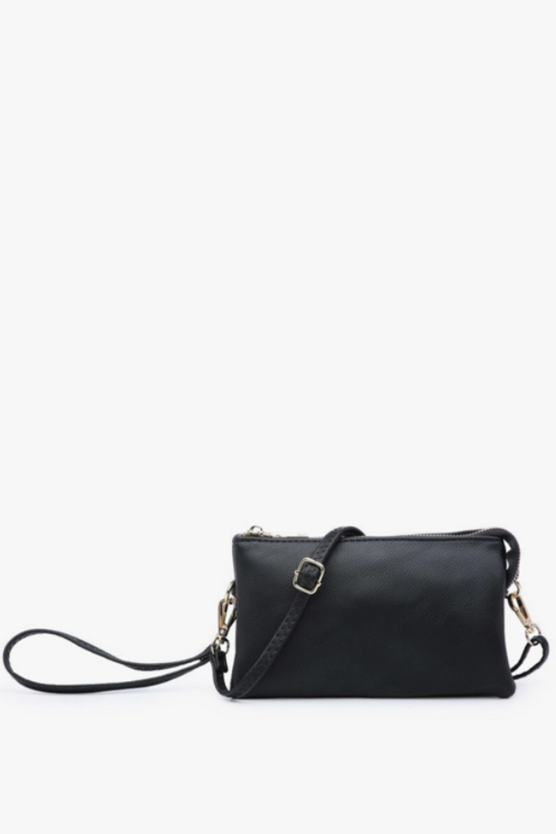 Riley Wristlet/Crossbody - Black