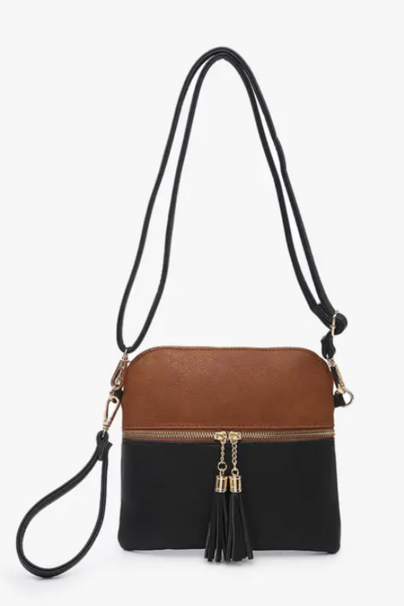 Tara Double Zip Crossbody