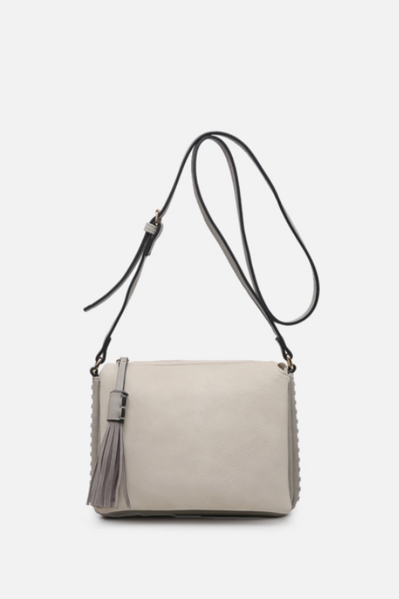 Sabrina Two-tone Crossbody - Ivory