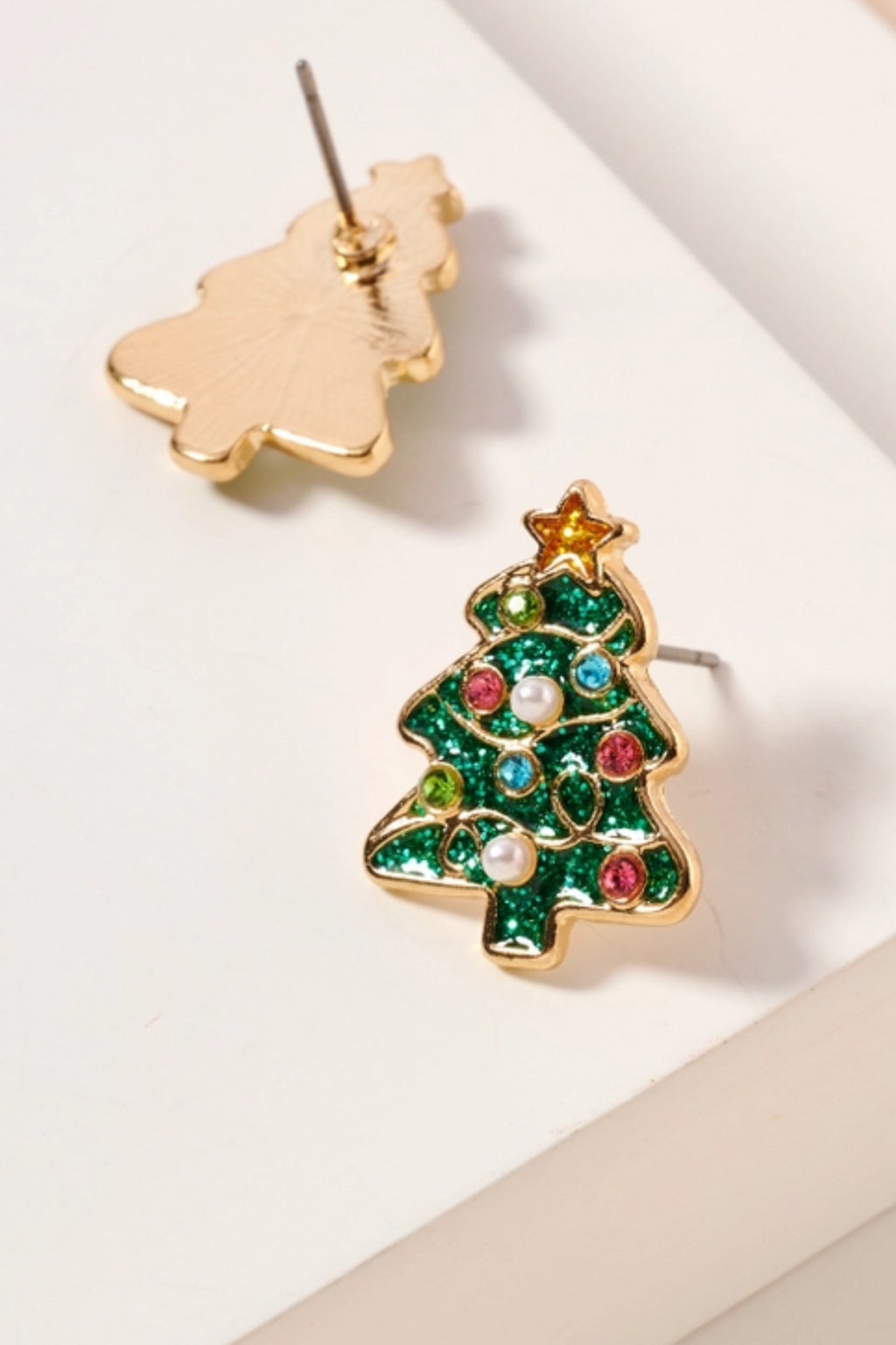 Christmas Tree Stud Earrings